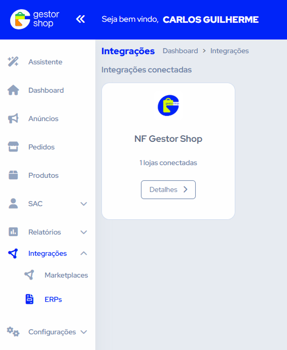 Gestor Shop
